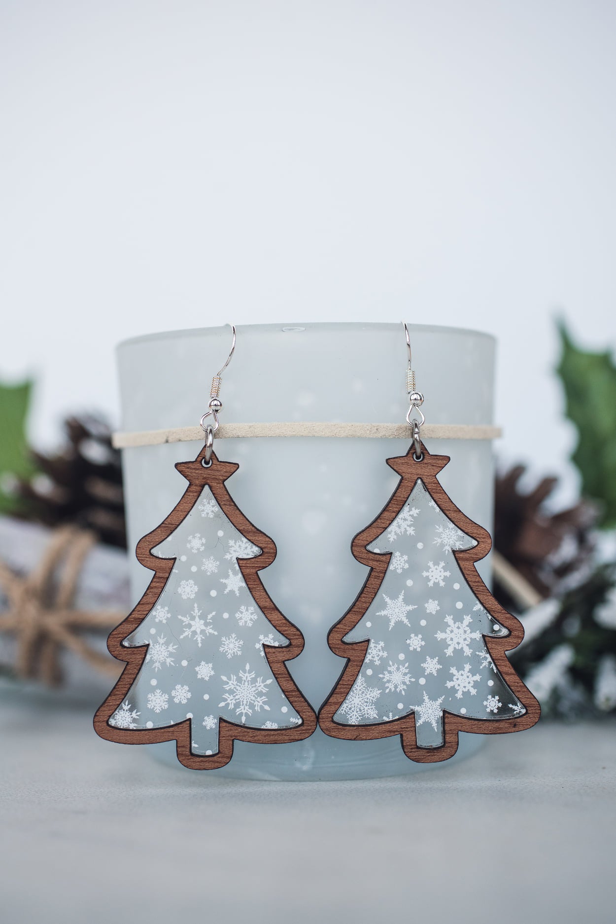 Christmas Tree Inset Dangles