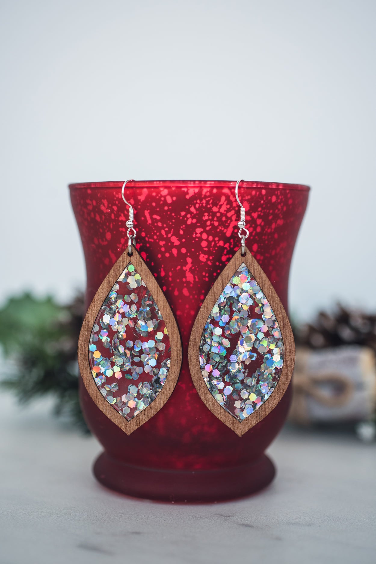 Teardrop Inset Dangles