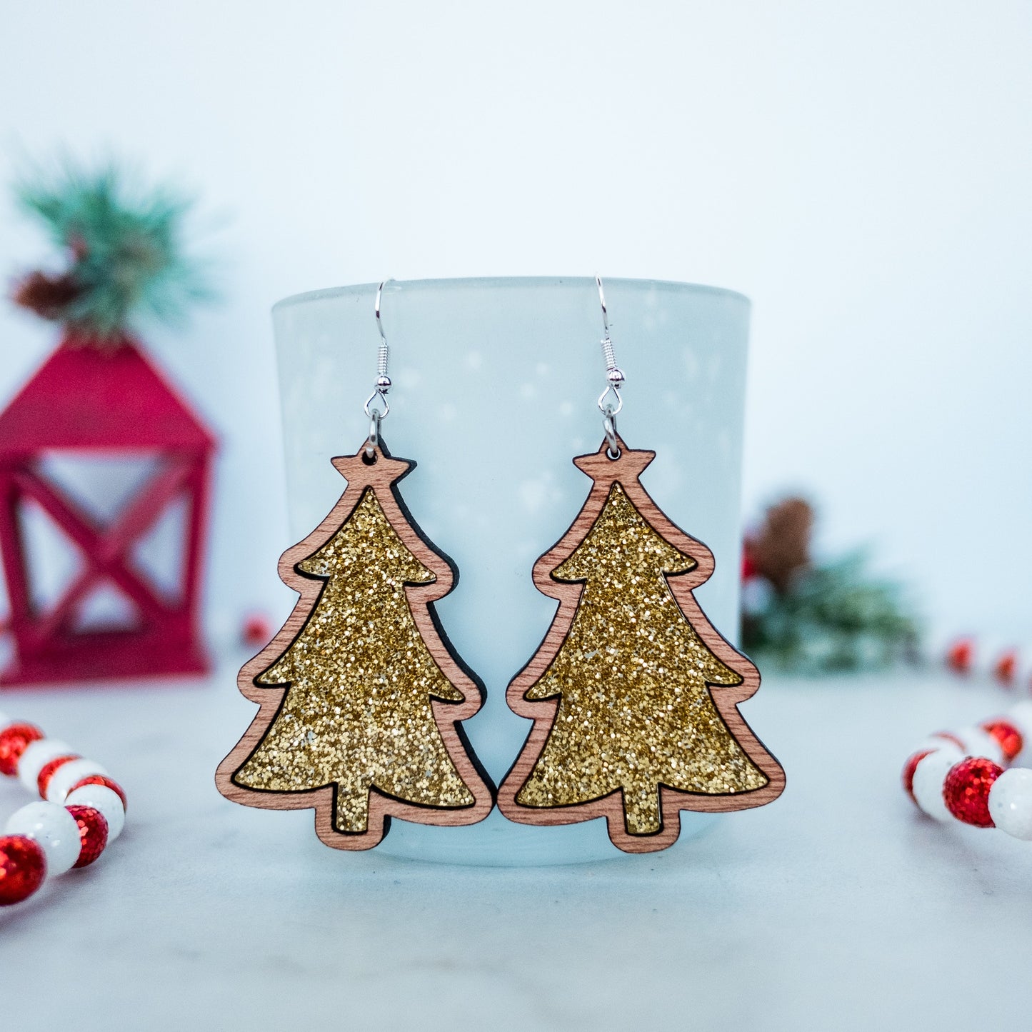 Christmas Tree Inset Dangles