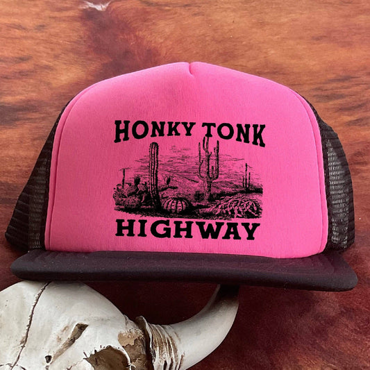 Honky tonk Highway Trucker Hat