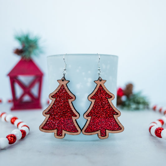 Christmas Tree Inset Dangles