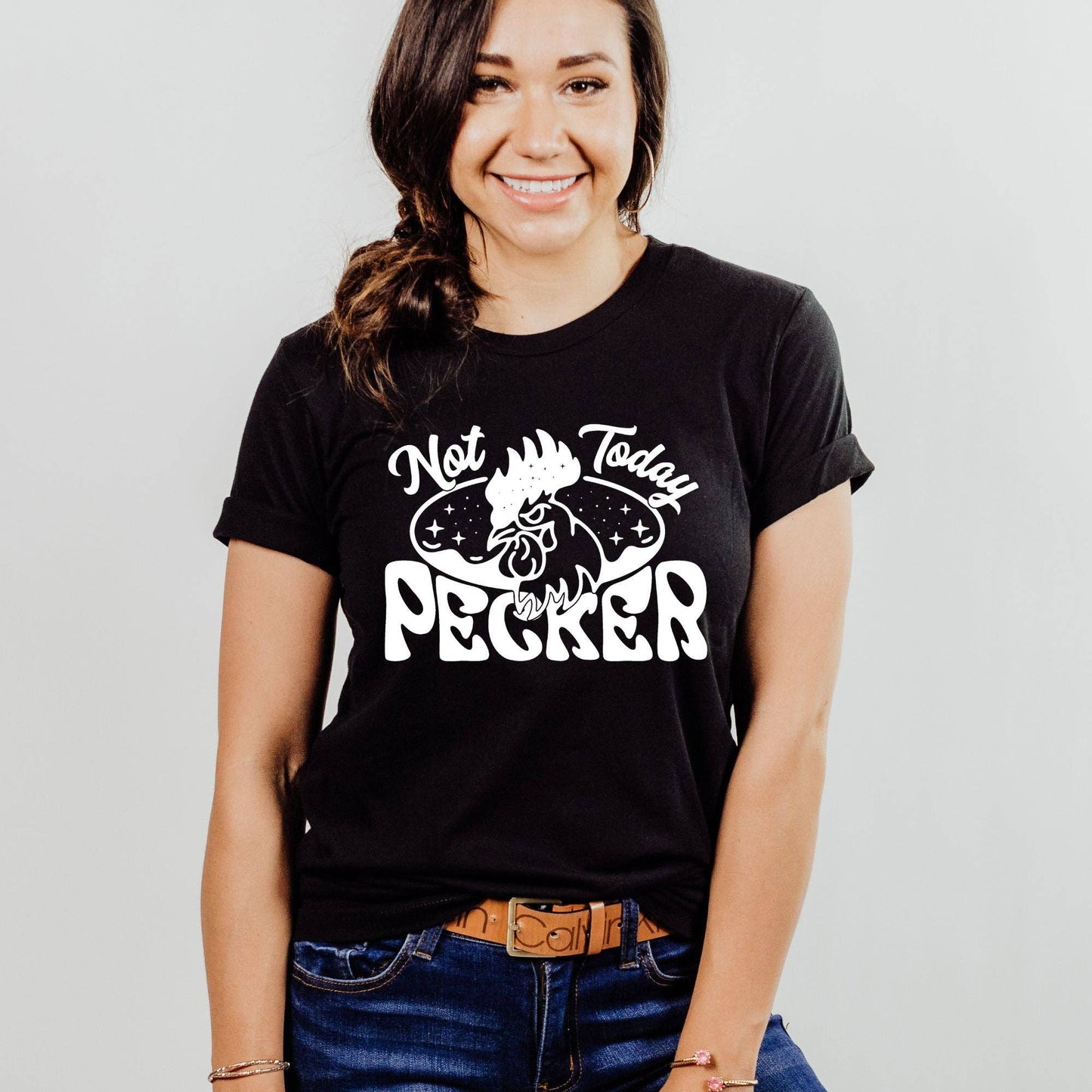 Not Today Pecker TShirt Nature Graphic Tee *UNISEX FIT*