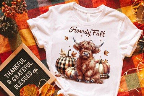 Fall Highland Cow shirt