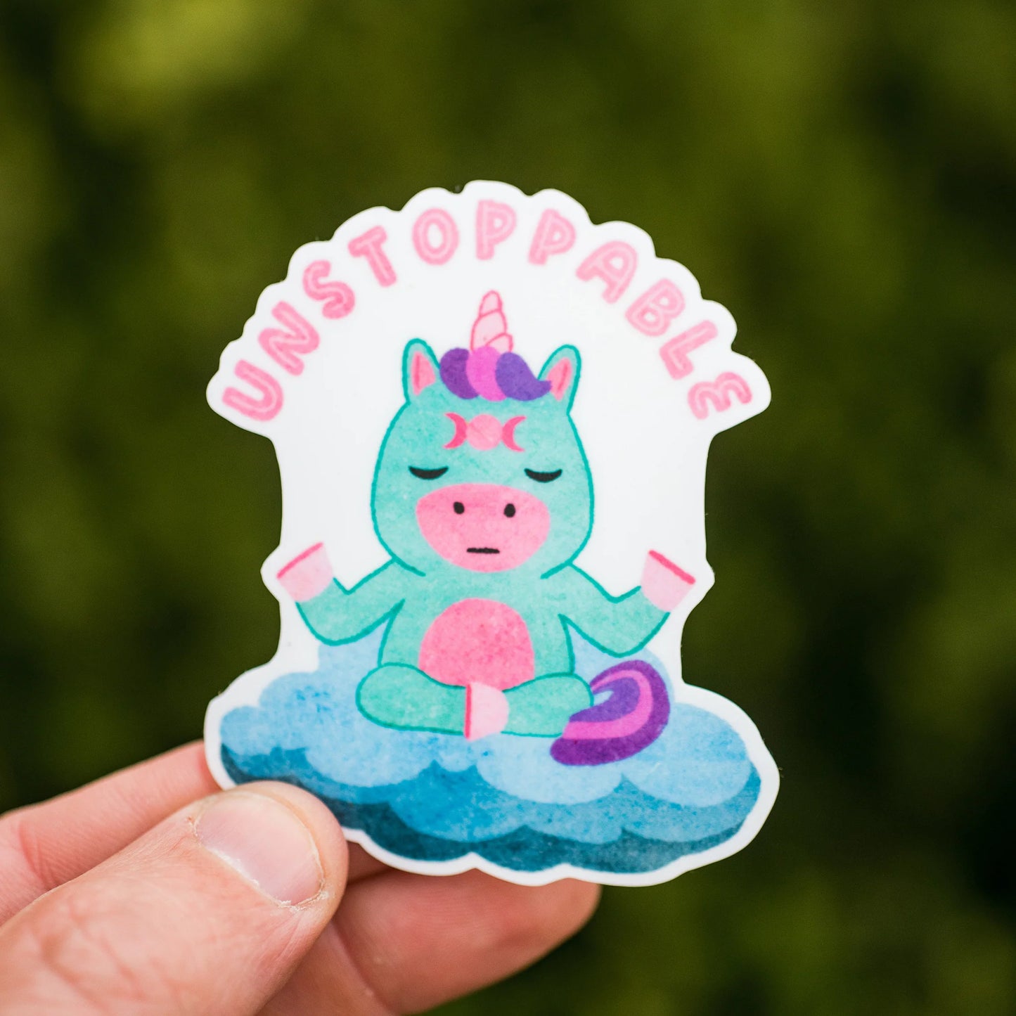 Unstoppable Unicorn Waterproof Vinyl Sticker